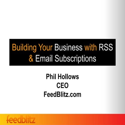 Build your business webcast