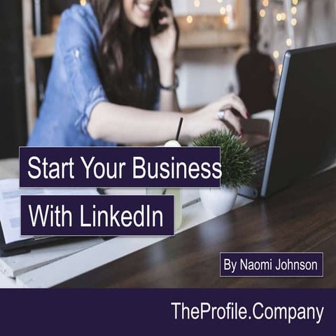 Build your business with linkedIn presentation   