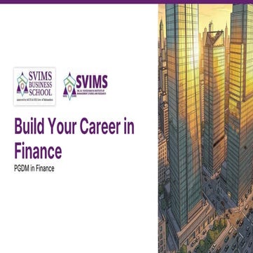 Financial Management Scope & PGDM in Finance | PDF