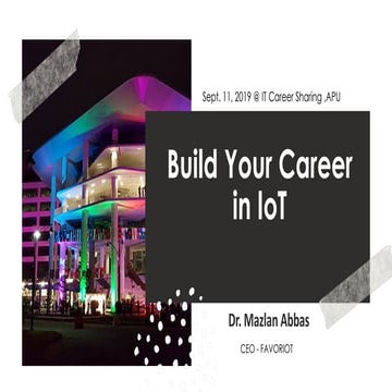 Build Your Career in IoT