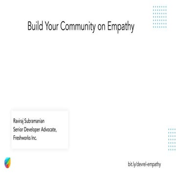 Build your community on empathy
