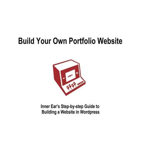 Build Your Own Portfolio Website | PPT