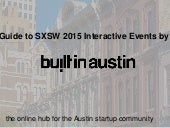  Built In Austin's SXSW 2015 Guide 
