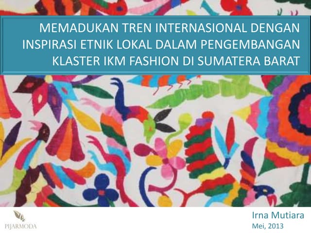 Trend sumbar (Oleh Irna Mutiara)