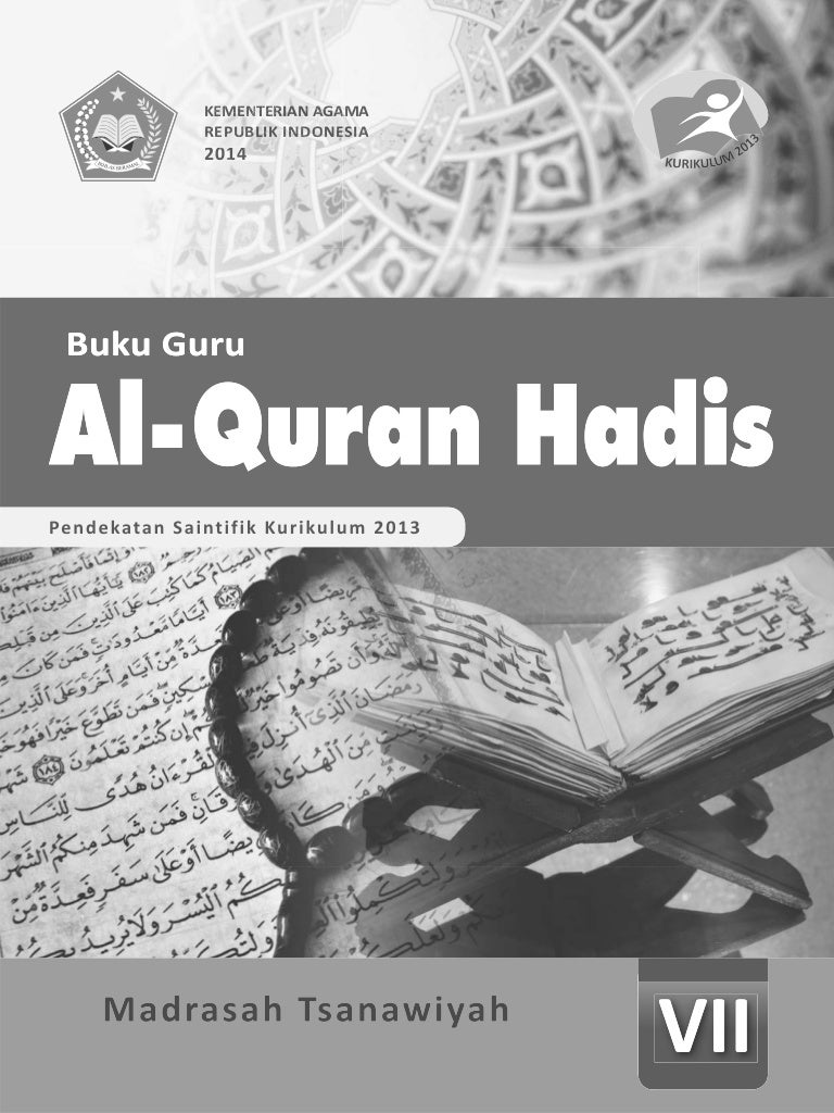 Buku Alquran Hadis Mts 7 Guru