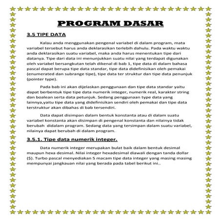 Buku pemrograman dasar