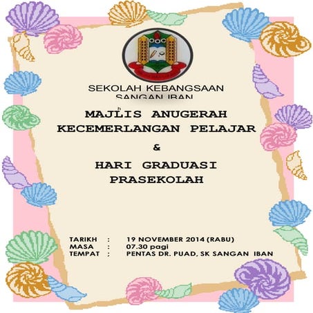 Buku program hari anugerah