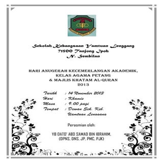 Buku program hari anugerah 2013