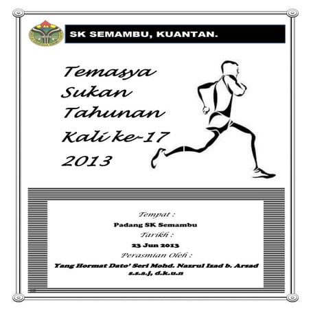 Buku program hari sukan