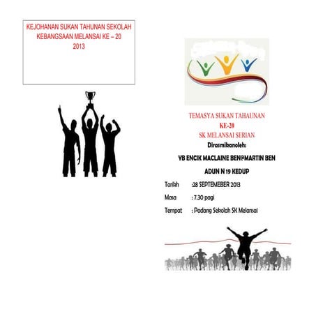 Buku program sukan skm 2013