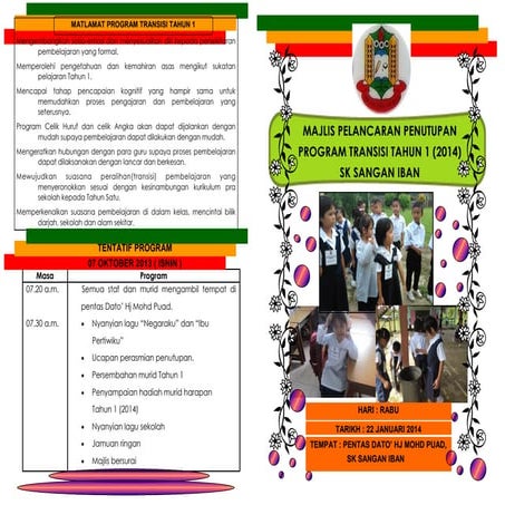 Buku program transisi tahun 1 sksi