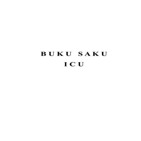 Buku saku icu