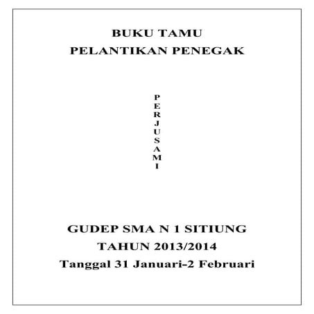 Buku tamu sma n 1 sitiung
