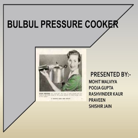 Bulbul pressure cooker