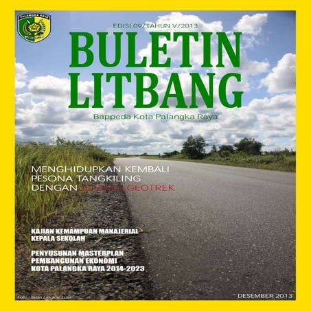 Buletin Litbang Bappeda Kota Palangka Raya Edisi 09 | PDF