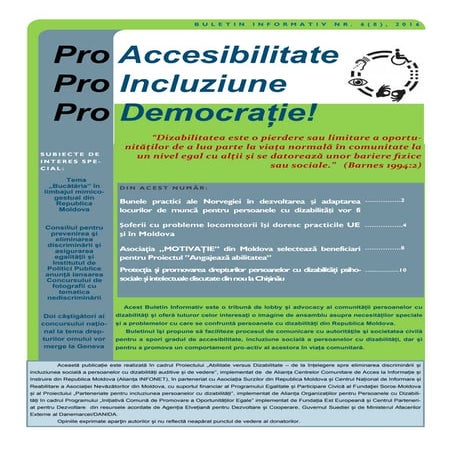Buletin informativ nr 6(8) 2016