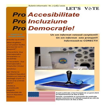 Buletin informativ nr 7 (28) 2020