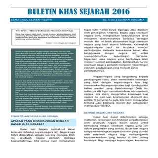 Buletin Khas Cikgu Sejarah Negeri K...