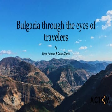 Bulgaria through the eyes of travelers