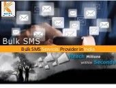 Bulk sms services provider in india