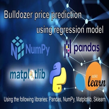 Bulldozer price prediction using regression model (Research Ethics).pptx