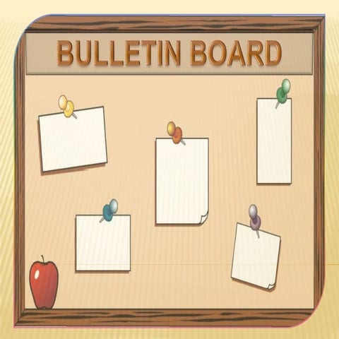 Bulletin board-presentation-by knaix