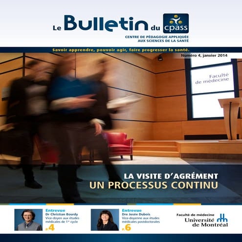 Bulletin du CPASS - Numéro 4 - Janvier 2014