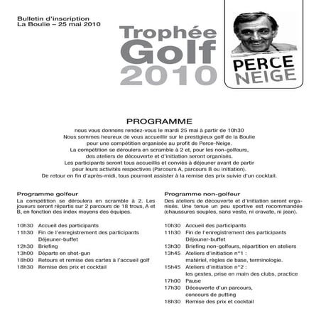 Bulletin  d'inscription RCF La Boulie, le 25 mai 2010