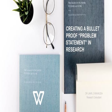 How to write a statement of the problem. | PDF