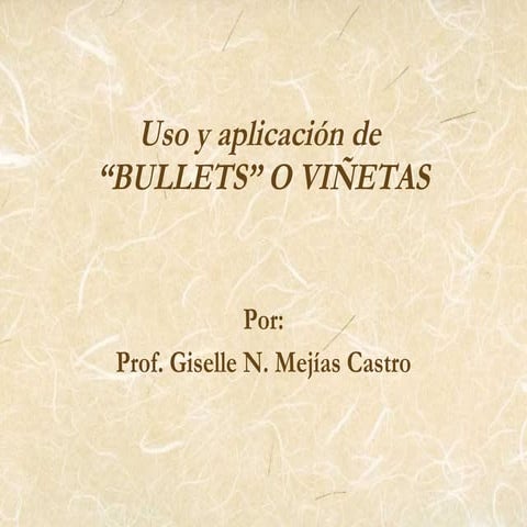 Bullets 1 | PPT