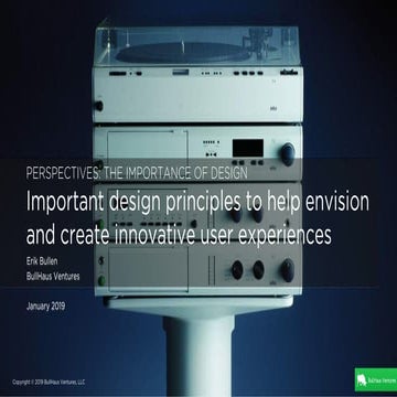 The Importance of Design - 7 UX Design Principles