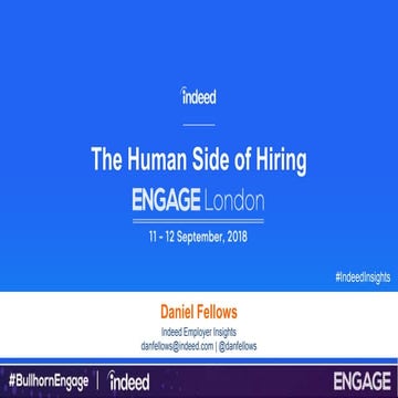 The Human Side of Hiring - Daniel Fellows