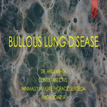 Bullous disease of lung.pptx