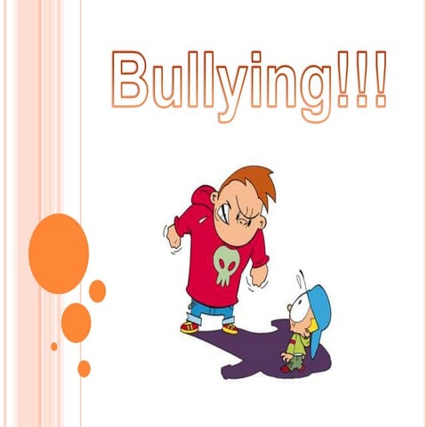 Violencia em meio escolar bullying | PPTX