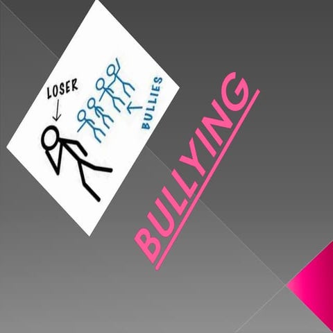 Bullying.... | PPTX