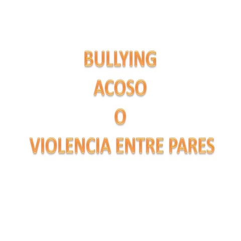 Bullying