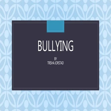 Bullying