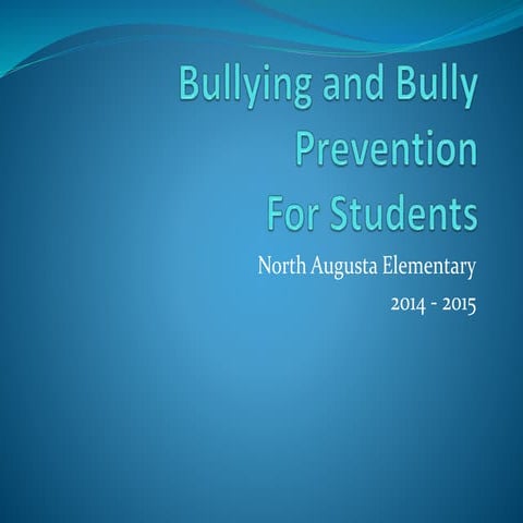 Bullying and bully prevention