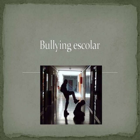 Bullying escolar