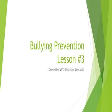 anti-bullying ppt for students of class 5-6 | PPTX