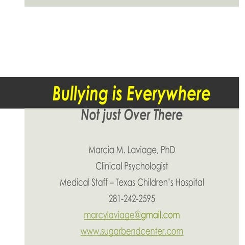 Bullying talk kolter