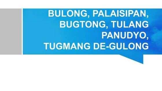 Pang-abay kahulugahan at mga halimbawa nito | PPT