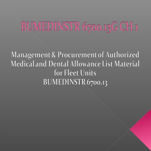 NAVMED P-5010, Manual of the Naval Preventive Medicine, Chapter 6 | PPT