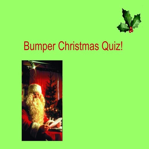 Bumper christmas quiz![1]