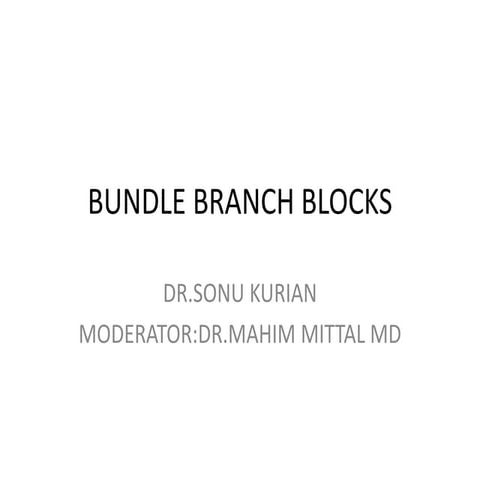 Bundle branch blocks