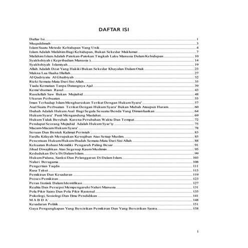 Bunga rampai pemikiran islam