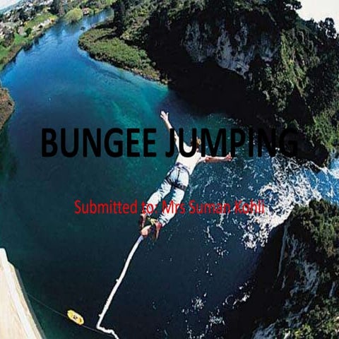 Bungee jumping