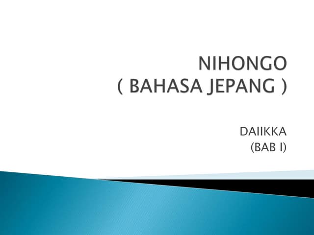 Bunkei 1 ( perkenalan)