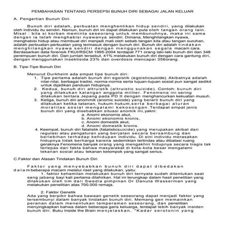 Bunuh diri | DOCX