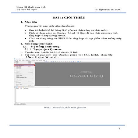 TH SOC TRUONG DAI HOC CONG NGHIEP TPHCM BUOI 1 | PDF